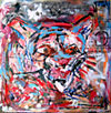 Pictured is Carl Dimitri's painting "Radiant Crown of King I."