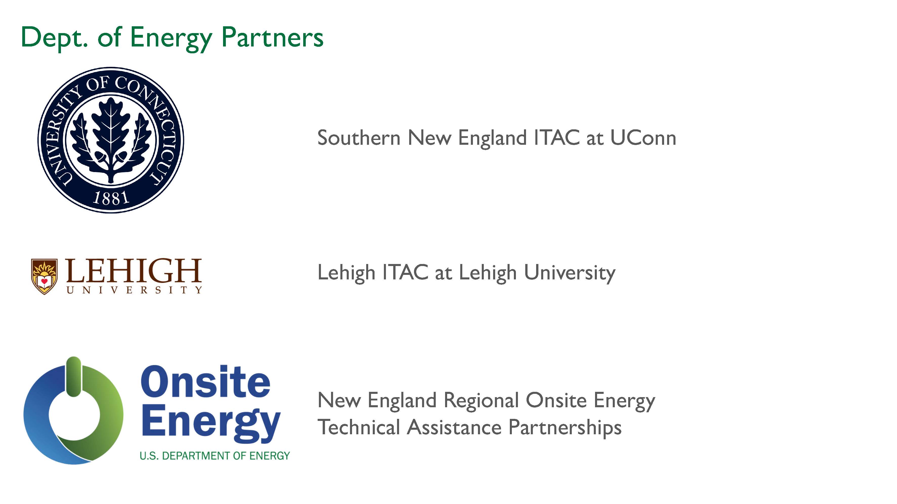 RI-ITAC DOE Partners