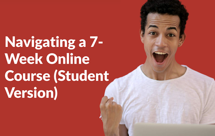 Man with laptop computer very excited.