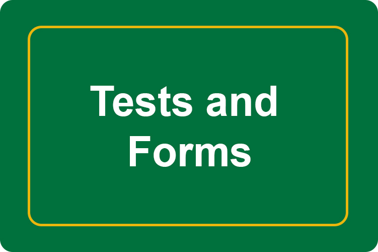 Test, Questions, Pools, Banks, and Forms